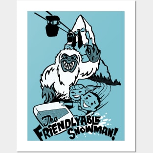 The Friendlyable Snowman Posters and Art